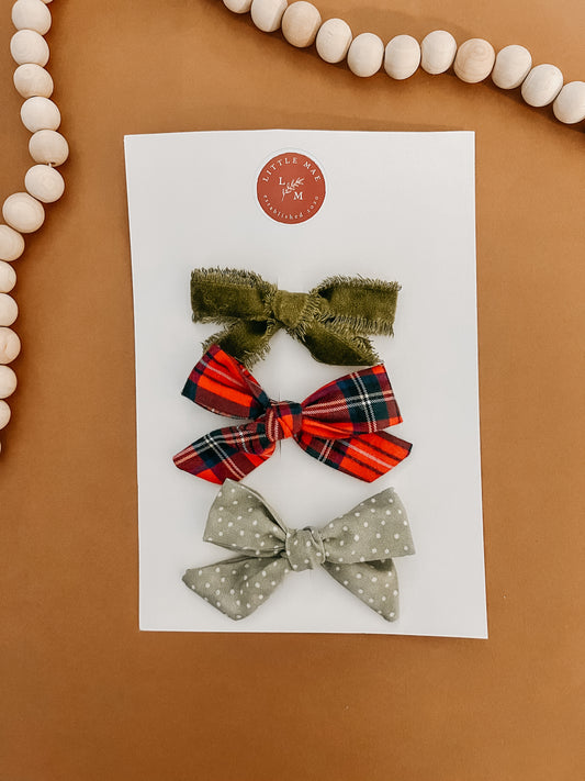 Festive Bow Set