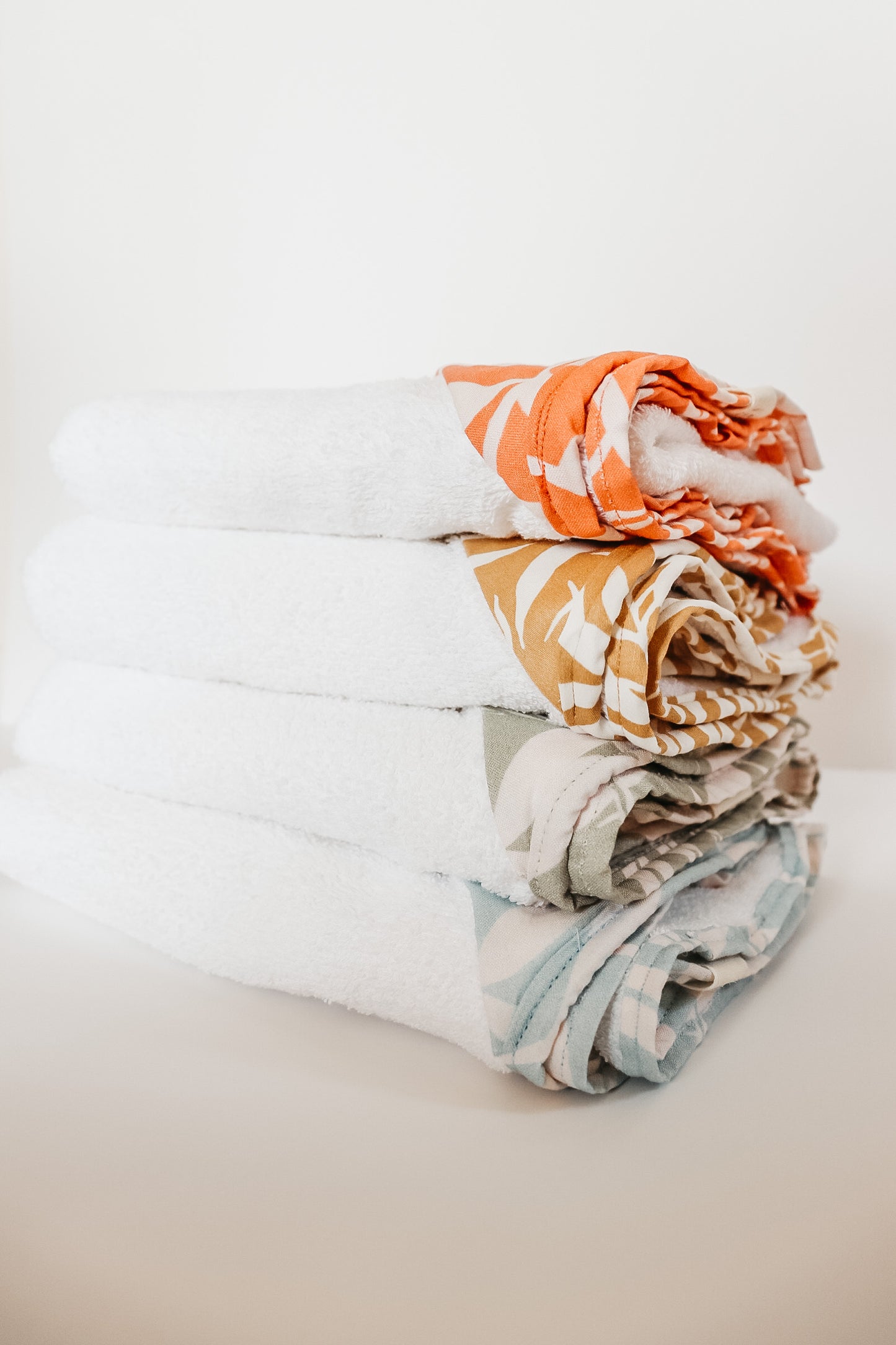 Sage Palm Hooded Towel